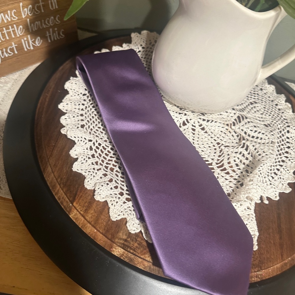 3/$10 C.C.S. Elegant Purple Men's Tie
